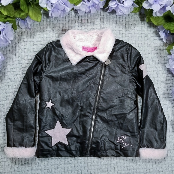 Betsey Johnson Other - Clearance Betsey Johnson black faux leather jacket